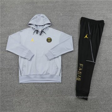 Chandal con Capucha del Paris Saint-Germain Jordan Nino 2023 Gris