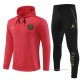 Chandal con Capucha del Paris Saint-Germain Jordan Nino 2023 Rojo