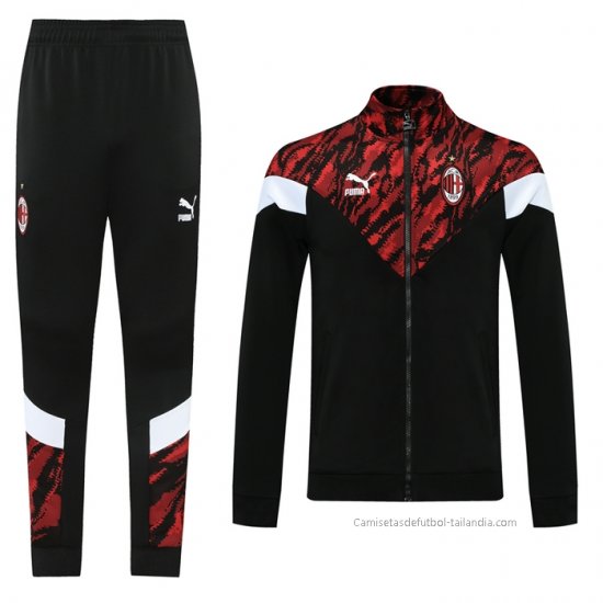 Chandal de Chaqueta del AC Milan 2021 Negro - Haga un click en la imagen para cerrar