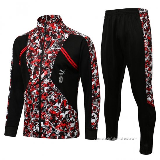 Chandal de Chaqueta del AC Milan 2021-2022 Rojo - Haga un click en la imagen para cerrar
