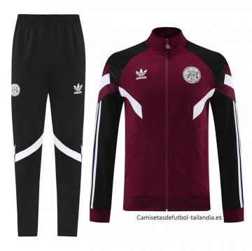 Chandal de Chaqueta del Ajax 2024-2025 Rojo Chandal de Chaqueta del Ajax 2024-2025 Rojo