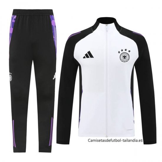 Chandal de Chaqueta del Alemania 2024-2025 Blanco - Haga un click en la imagen para cerrar