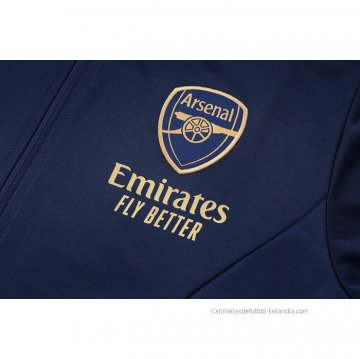 Chandal de Chaqueta del Arsenal 2023-2024 Azul