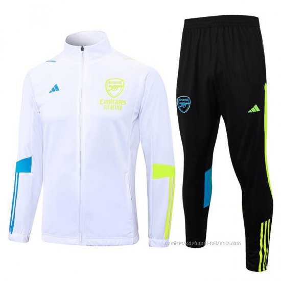 Chandal de Chaqueta del Arsenal 2023-2024 Blanco - Haga un click en la imagen para cerrar
