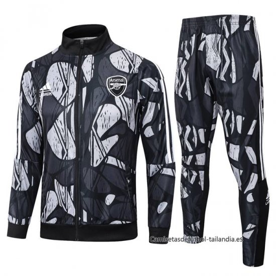 Chandal de Chaqueta del Arsenal 2024-2025 Negro Gris - Haga un click en la imagen para cerrar