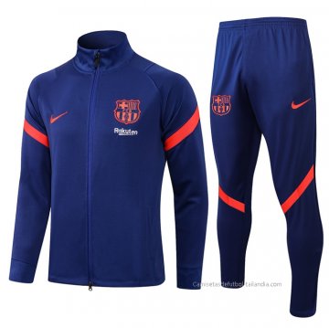 Chandal de Chaqueta del Barcelona 2021-2022 Azul Chandal de Chaqueta del Barcelona 2021-2022 Azul