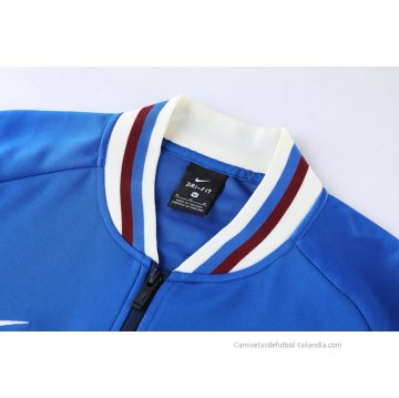 Chandal de Chaqueta del Barcelona 2021-2022 Azul