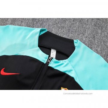 Chandal de Chaqueta del Barcelona 2022-2023 Negro