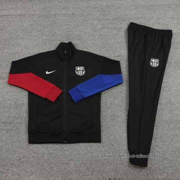 Chandal de Chaqueta del Barcelona 2024-2025 Negro