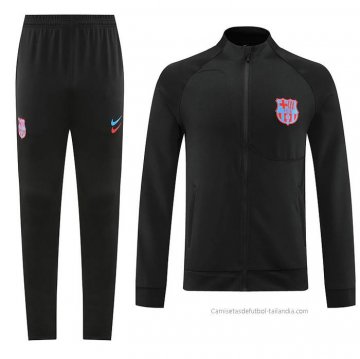 Chandal de Chaqueta del Barcelona 2022-2023 Negro Chandal de Chaqueta del Barcelona 2022-2023 Negro