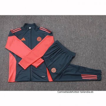 Chandal de Chaqueta del Bayern Munich Nino 2025-2026 Gris Naranja