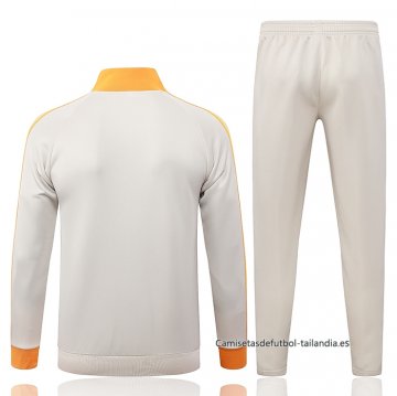 Chandal de Chaqueta del Bayern Munich Nino 2026-2027 Crema Naranja