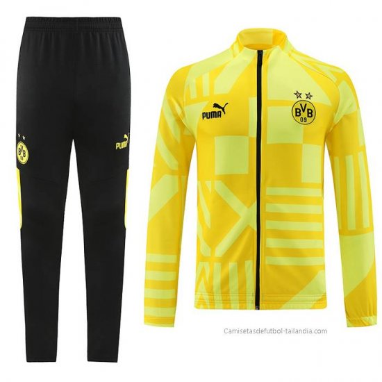 Chandal de Chaqueta del Borussia Dortmund 2022-2023 Amarillo - Haga un click en la imagen para cerrar