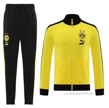 Chandal de Chaqueta del Borussia Dortmund 2023-2024 Amarillo Chandal de Chaqueta del Borussia Dortmund 2023-2024 Amarillo
