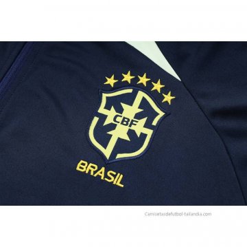 Chandal de Chaqueta del Brasil 2022-2023 Azul