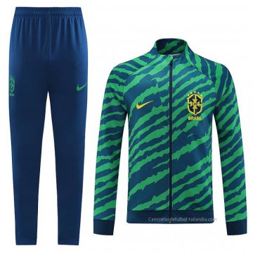 Chandal de Chaqueta del Brasil 2022-2023 Verde Chandal de Chaqueta del Brasil 2022-2023 Verde