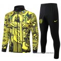 Chandal de Chaqueta del Brasil Jesus Nino 2024-2025 Amarillo