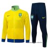 Chandal de Chaqueta del Brasil Nino 2025-2026 Amarillo