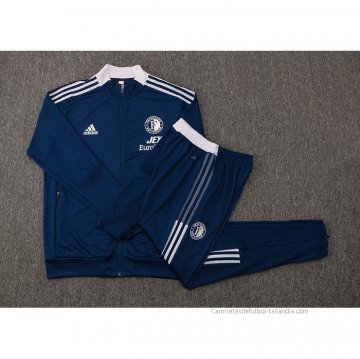 Chandal de Chaqueta del Feyenoord 2021-2022 Azul