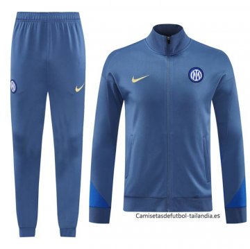 Chandal de Chaqueta del Inter Milan 2024-2025 Azul Chandal de Chaqueta del Inter Milan 2024-2025 Azul