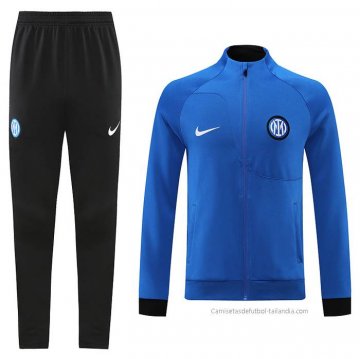 Chandal de Chaqueta del Inter Milan 2022-2023 Azul Chandal de Chaqueta del Inter Milan 2022-2023 Azul
