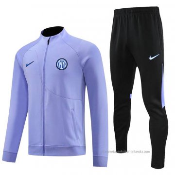 Chandal de Chaqueta del Inter Milan 2023-2024 Purpura Chandal de Chaqueta del Inter Milan 2023-2024 Purpura