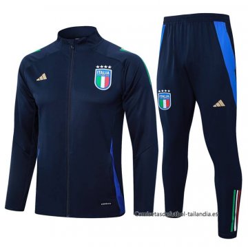 Chandal de Chaqueta del Italia Nino 2024-2025 Azul Chandal de Chaqueta del Italia Nino 2024-2025 Azul