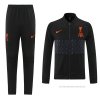 Chandal de Chaqueta del Liverpool 2021-2022 Negro y Gris Chandal de Chaqueta del Liverpool 2021-2022 Negro y Gris