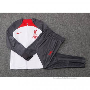 Chandal de Chaqueta del Liverpool 2022-2023 Blanco
