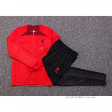 Chandal de Chaqueta del Liverpool Nino 2022-2023 Rojo