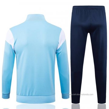 Chandal de Chaqueta del Manchester City 2023-2024 Azul