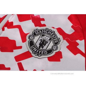 Chandal de Chaqueta del Manchester United 2021-2022 Rojo