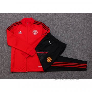 Chandal de Chaqueta del Manchester United 2022-2023 Rojo