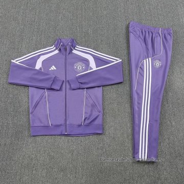 Chandal de Chaqueta del Manchester United 2025-2026 Purpura