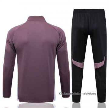 Chandal de Chaqueta del Manchester United Nino 2025-2026 Marron