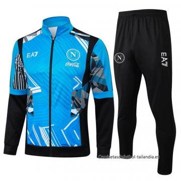 Chandal de Chaqueta del Napoli 2024-2025 Azul Chandal de Chaqueta del Napoli 2024-2025 Azul