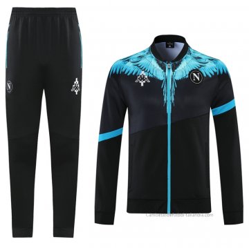 Chandal de Chaqueta del Napoli 2021-2022 Negro Chandal de Chaqueta del Napoli 2021-2022 Negro
