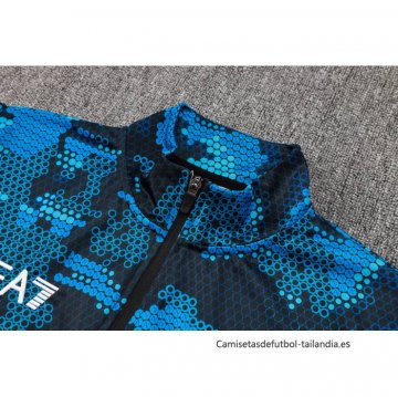 Chandal de Chaqueta del Napoli 2024-2025 Azul