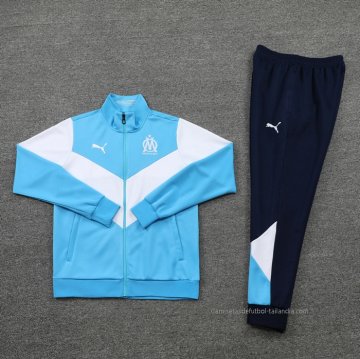 Chandal de Chaqueta del Olympique Marsella 2021-2022 Azul