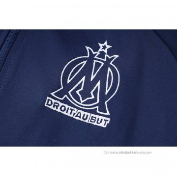 Chandal de Chaqueta del Olympique Marsella 2022-2023 Azul Oscuro