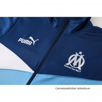 Chandal de Chaqueta del Olympique Marsella 2024-2025 Azul