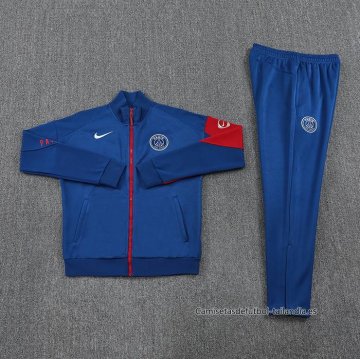 Chandal de Chaqueta del Paris Saint-Germain 2025-2026 Azul Rojo