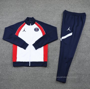 Chandal de Chaqueta del Paris Saint-Germain Jordan 2021-2022 Blanco