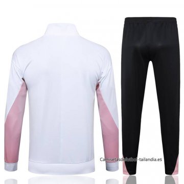 Chandal de Chaqueta del Paris Saint-Germain Jordan 2024-2025 Blanco