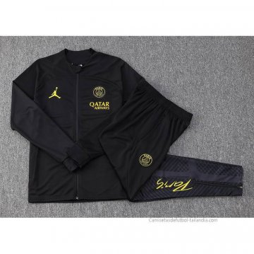 Chandal de Chaqueta del Paris Saint-Germain Jordan Nino 2023-2024 Negro