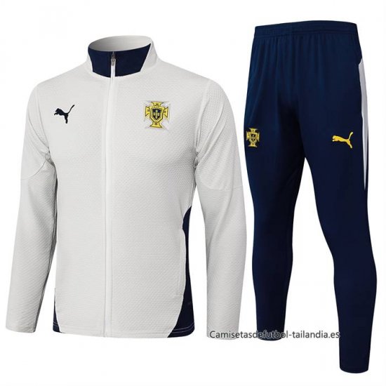 Chandal de Chaqueta del Portugal 2025-2026 Blanco - Haga un click en la imagen para cerrar