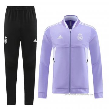 Chandal de Chaqueta del Real Madrid 2022-2023 Purpura Chandal de Chaqueta del Real Madrid 2022-2023 Purpura