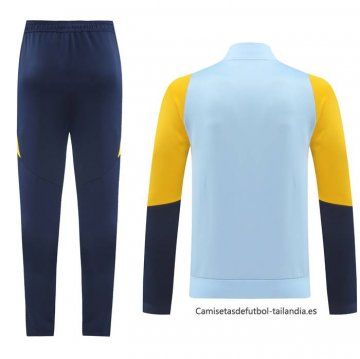 Chandal de Chaqueta del Real Madrid 2024-2025 Azul Claro
