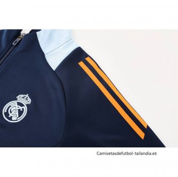 Chandal de Chaqueta del Real Madrid 2024-2025 Azul Oscuro