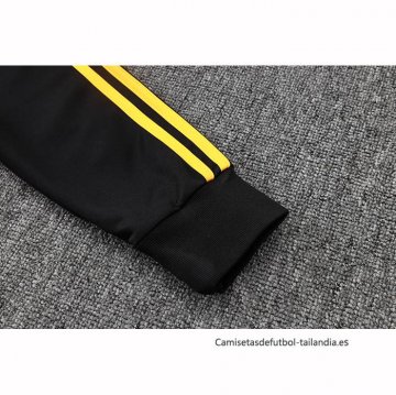 Chandal de Chaqueta del Real Madrid 2025-2026 Negro Amarillo